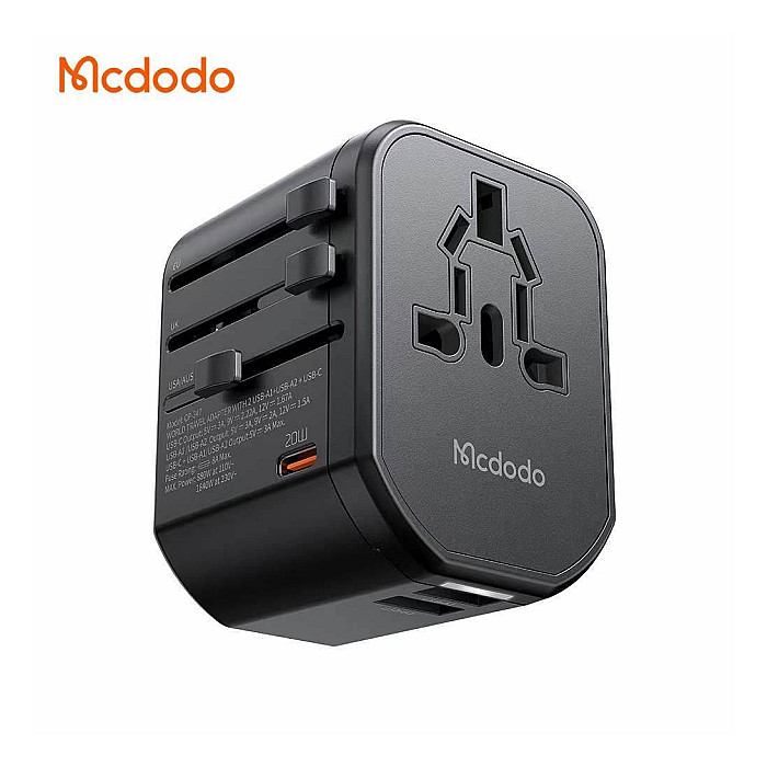 Mcdodo CP-3471 PD 20W Fast Charging Universal Travel Adapter Mcdodo CP-3471 PD 20W Fast Charging Universal Travel Adapter